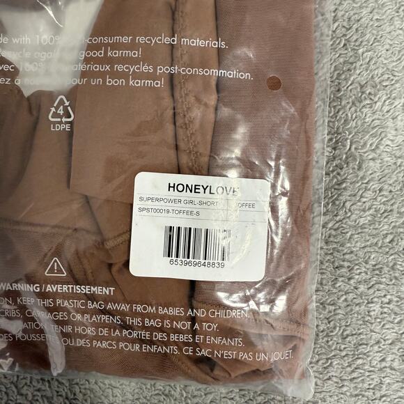 Honeylove Super Power Girl Short, Coffee, Small - Picture 2 of 3